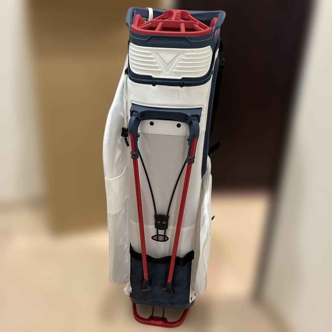 Callaway キャディバッグ ホワイト/ネイビー/レッド