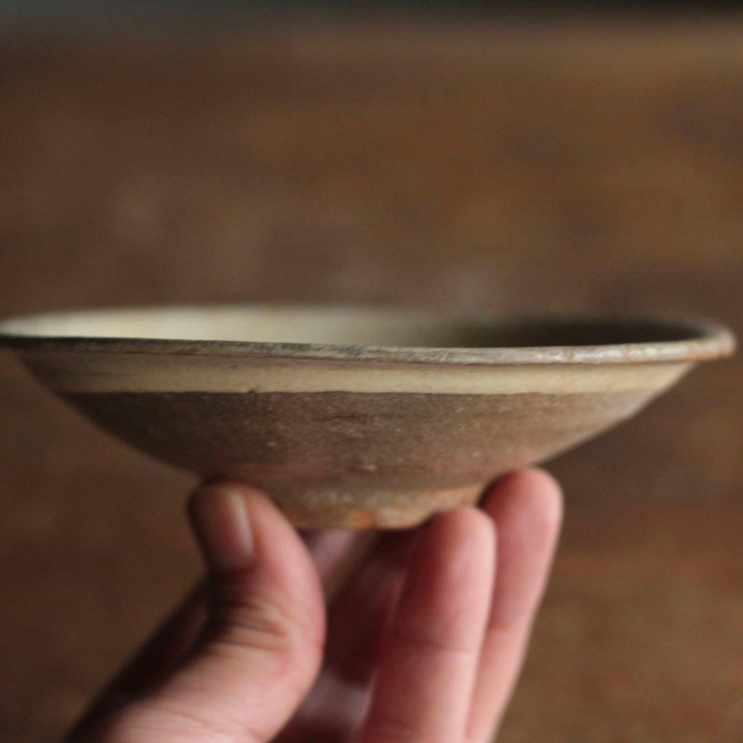 李朝 無地刷毛目 平茶碗 平盃 酒器 小皿 茶道具 朝鮮美術 古美術 古道具