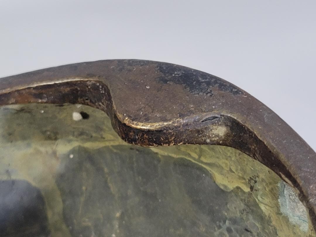 煎茶 古銅 鬼面 涼炉