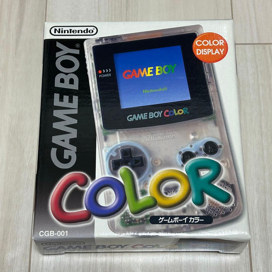 ゲームボーイカラー クリア CGB-001 任天堂 箱説明書等有