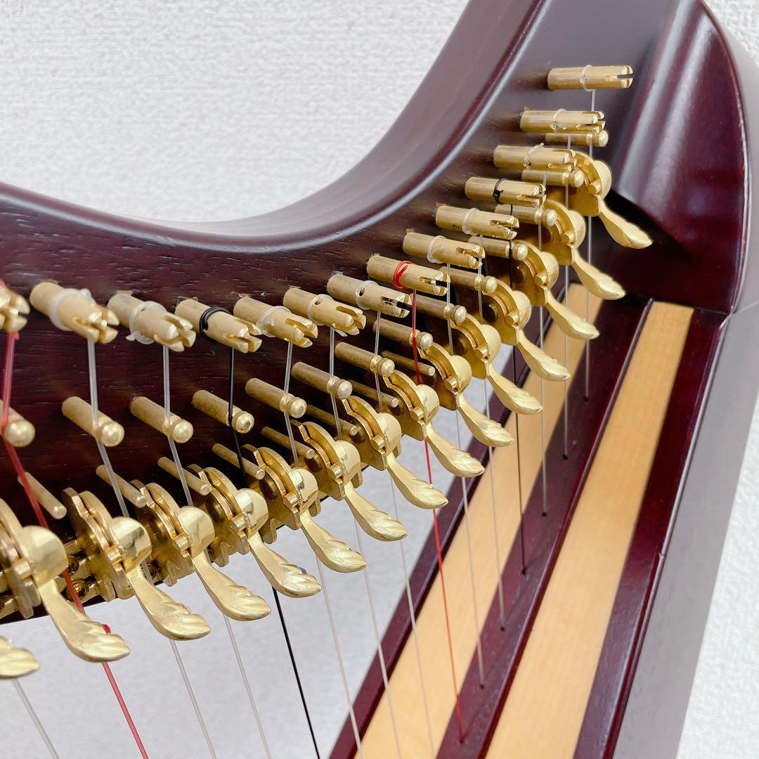 ANGEL harp 28弦 ソフトケース付 ハープ マホガニー