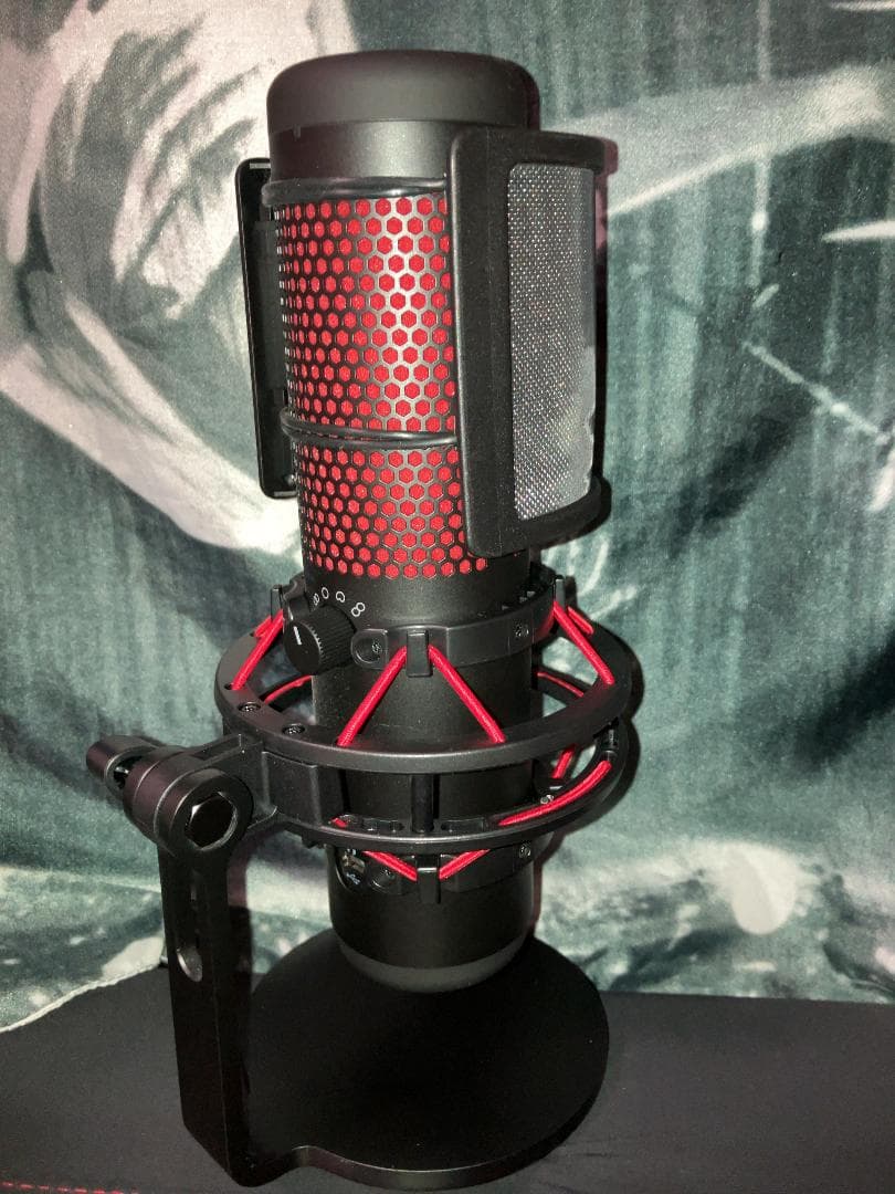 【HyperX QuadCast】美品マイク アームガード＋ポップガード付