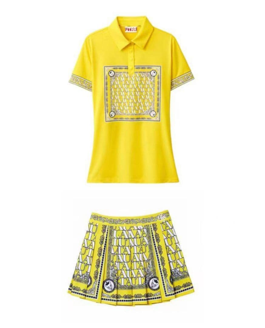 UTAA ゴルフ レディース トップス スカート 2点セット