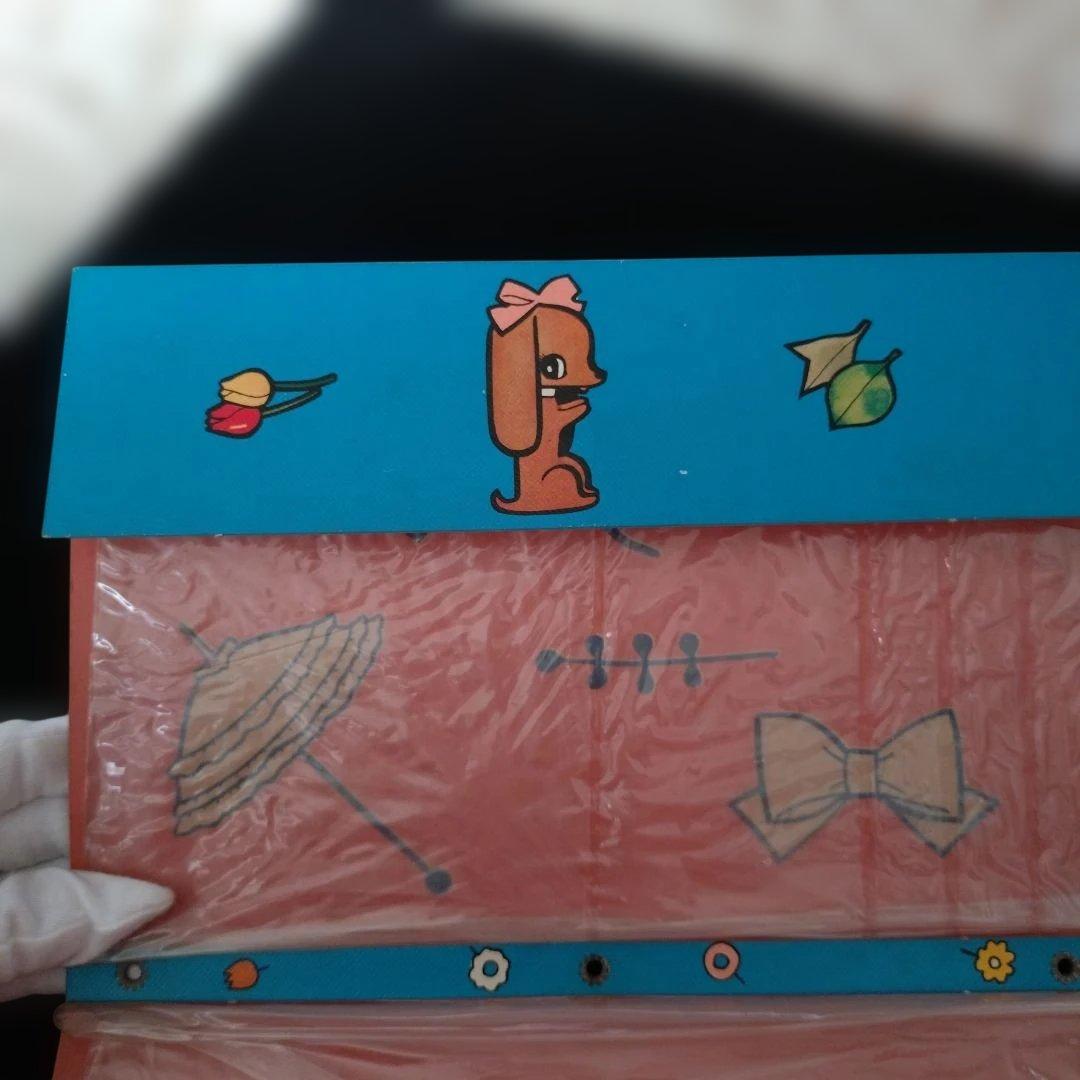 1960年　内藤ルネ　紙製ファイルバッグ　ヴィンテージ