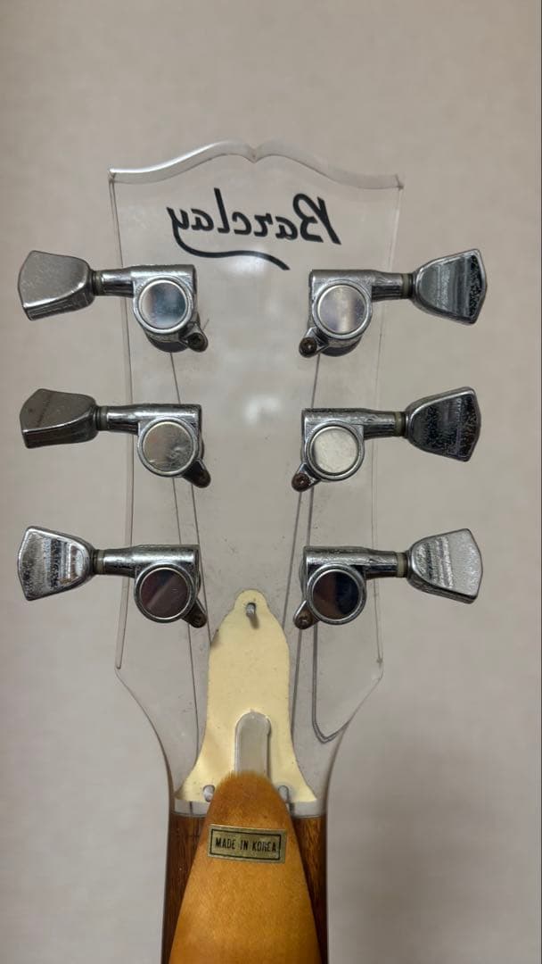 Barclay 透明アクリル エレキギター　ジャンク