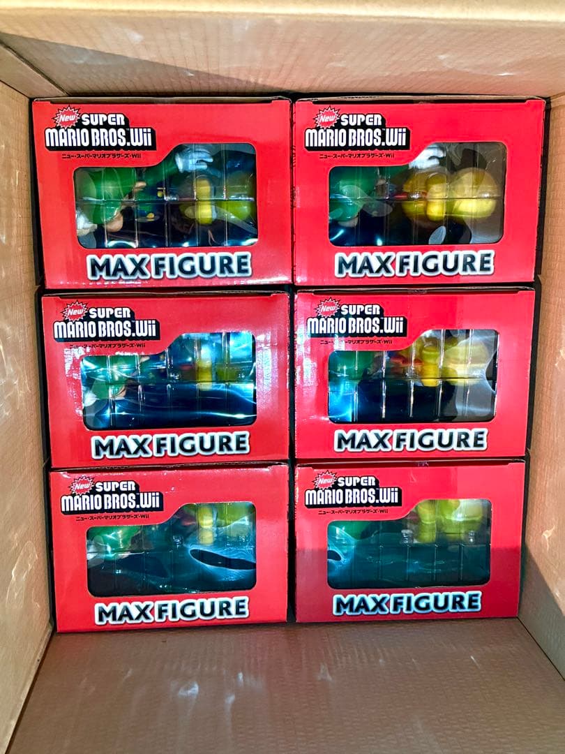 【新品・未開封】24体スーパーマリオブラザーズWiiフィギュア マリオ&ルイージ