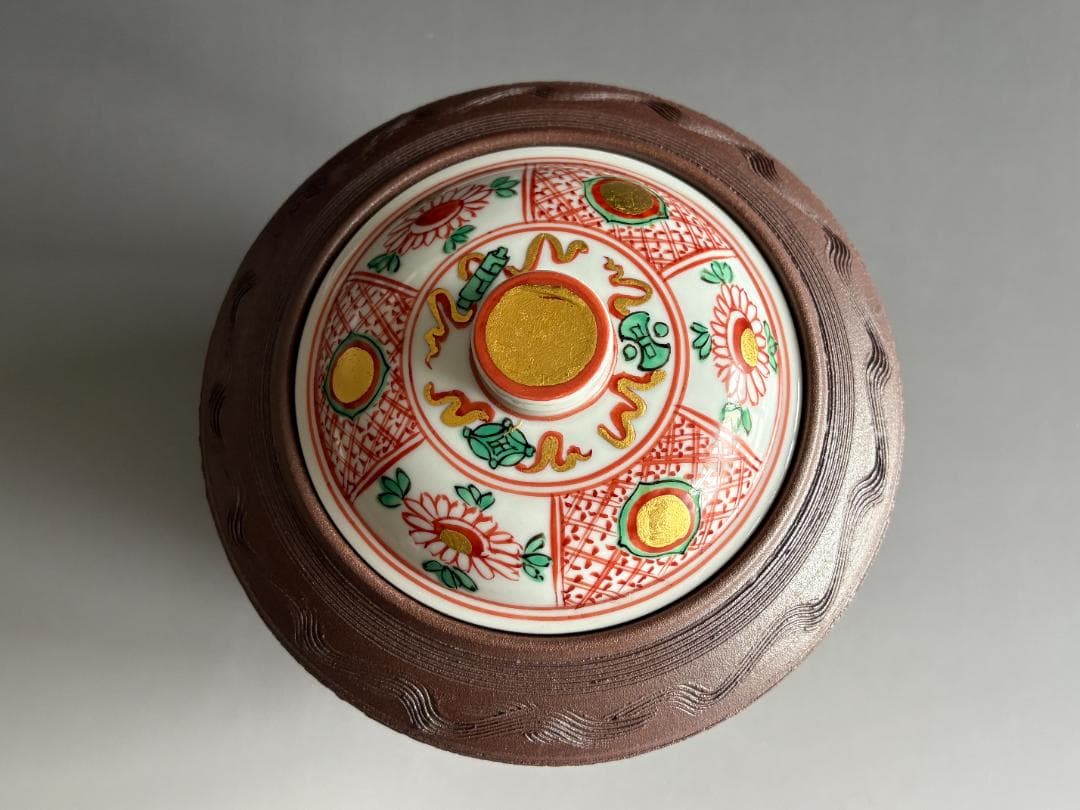 南蛮写　櫛目水指　尋牛斎書付　茶道具　表千家