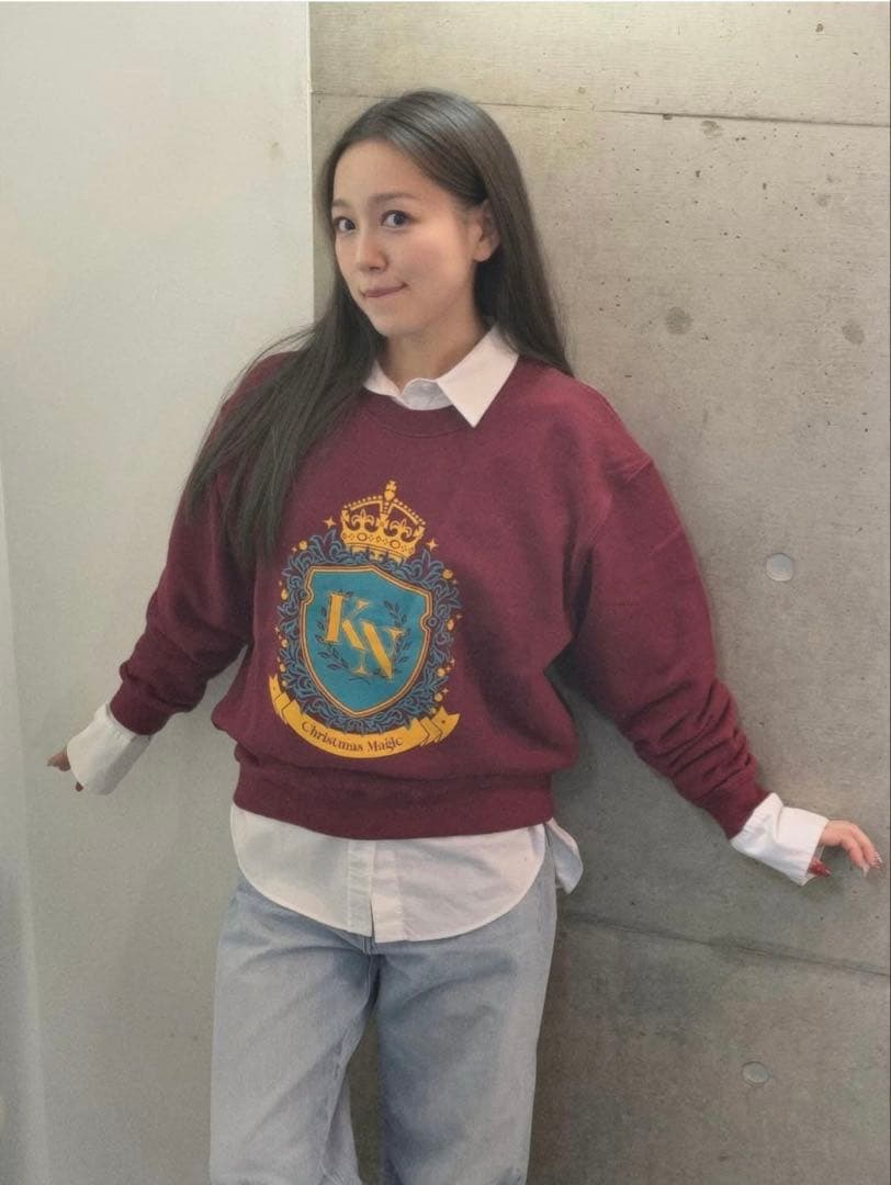 美品　西野カナ　Christmas　Magic　スウェット　西野家　Ｌ