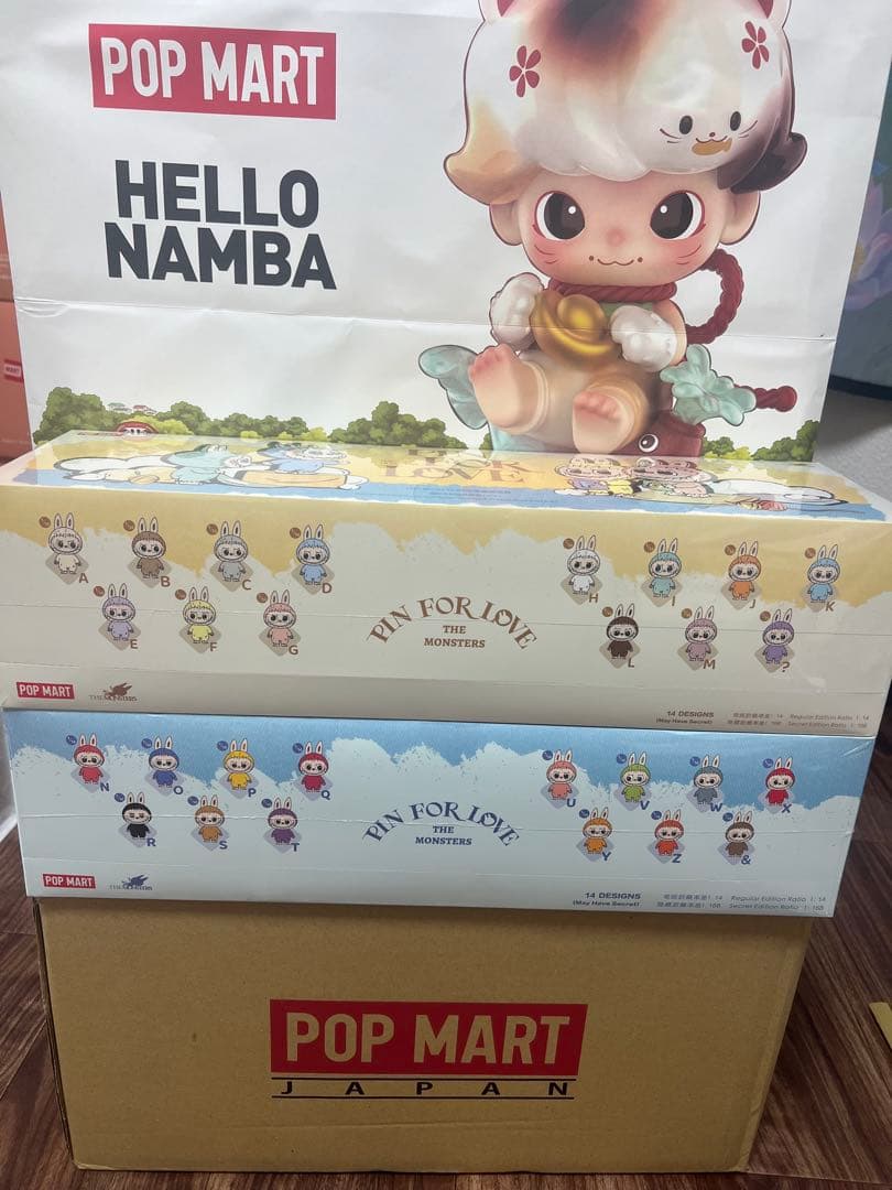 ラブブ　PIN FOR LOVE アルファベット　 アソート 2BOX