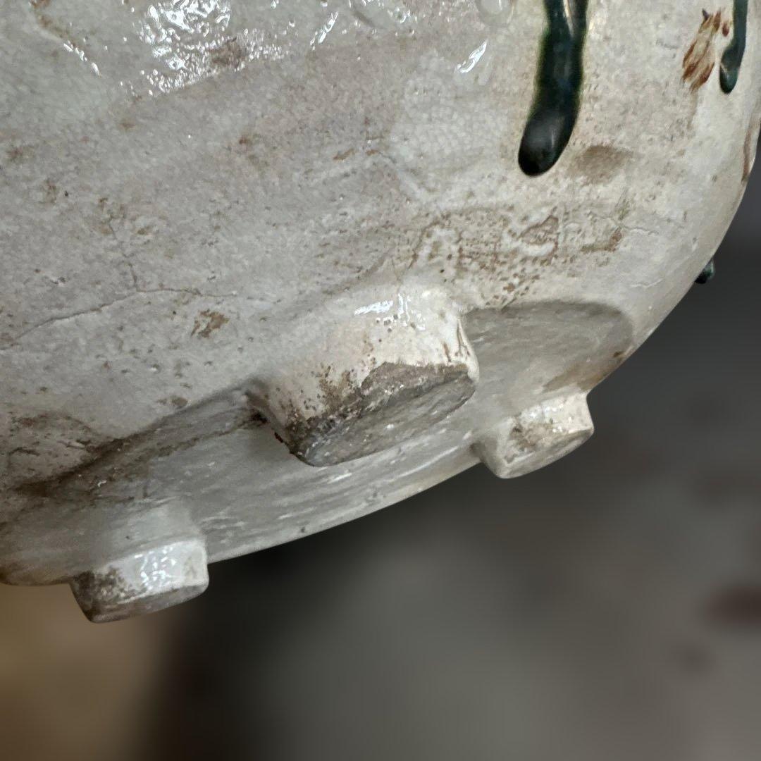 織部　風炉　ヴィンテージ