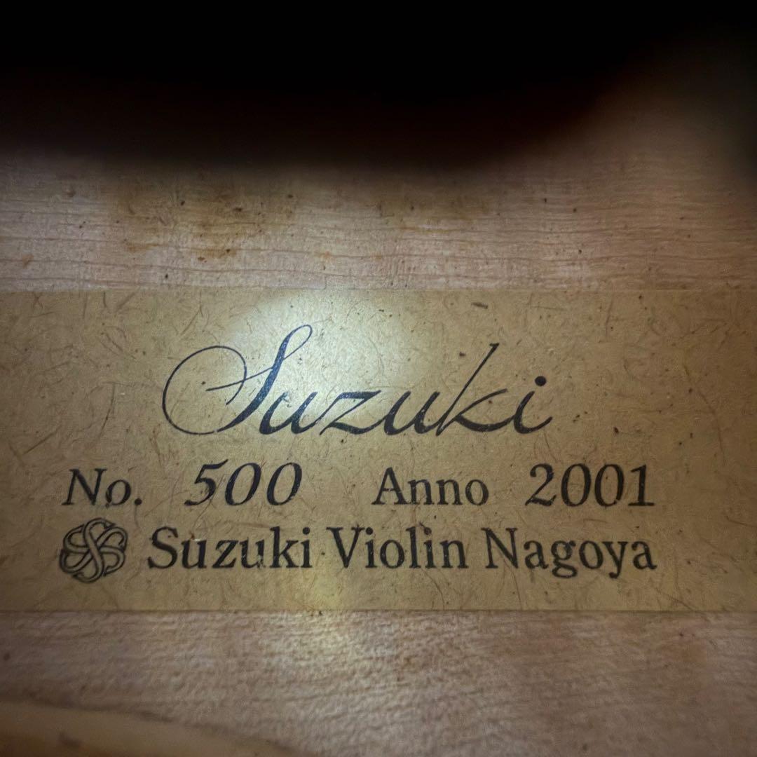 SUZUKI 鈴木バイオリン　No.500 2001年製　4/4 弦楽器
