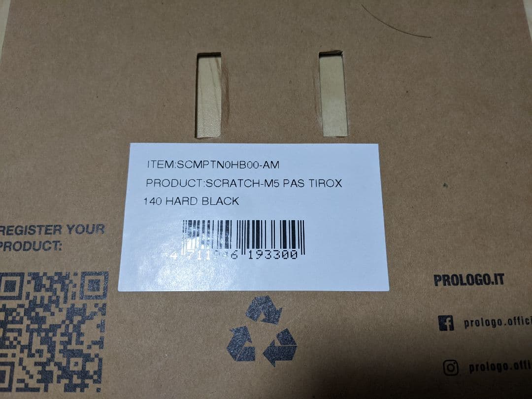 prologo プロロゴ SCRATCH M5 PAS TIROX