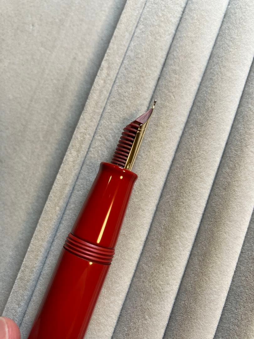 【未使用に近い】Namiki万年筆　朱20号　M（中字）