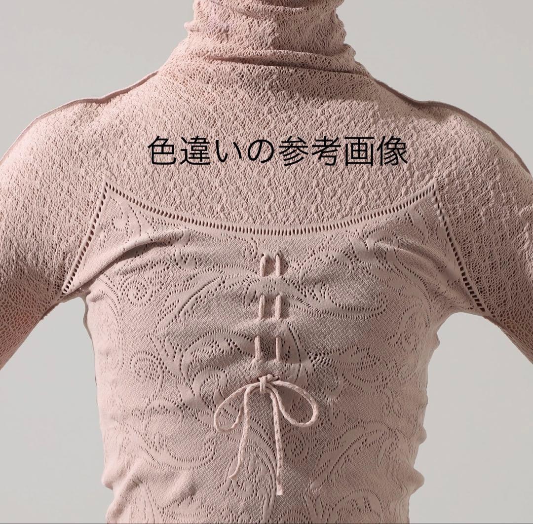 チャコット　ノーソーイングニット　ハイネック 白　ホワイト　新品　レディース