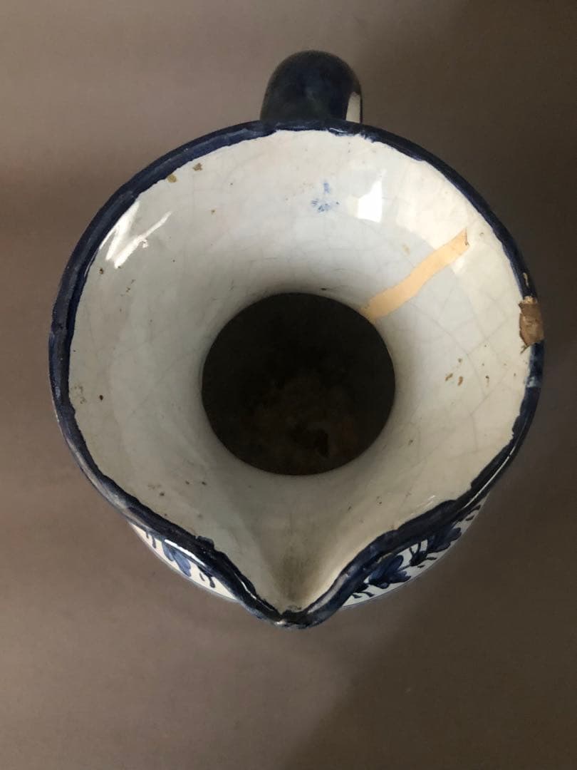 スペイン陶器　水差し　ピッチャー　花瓶