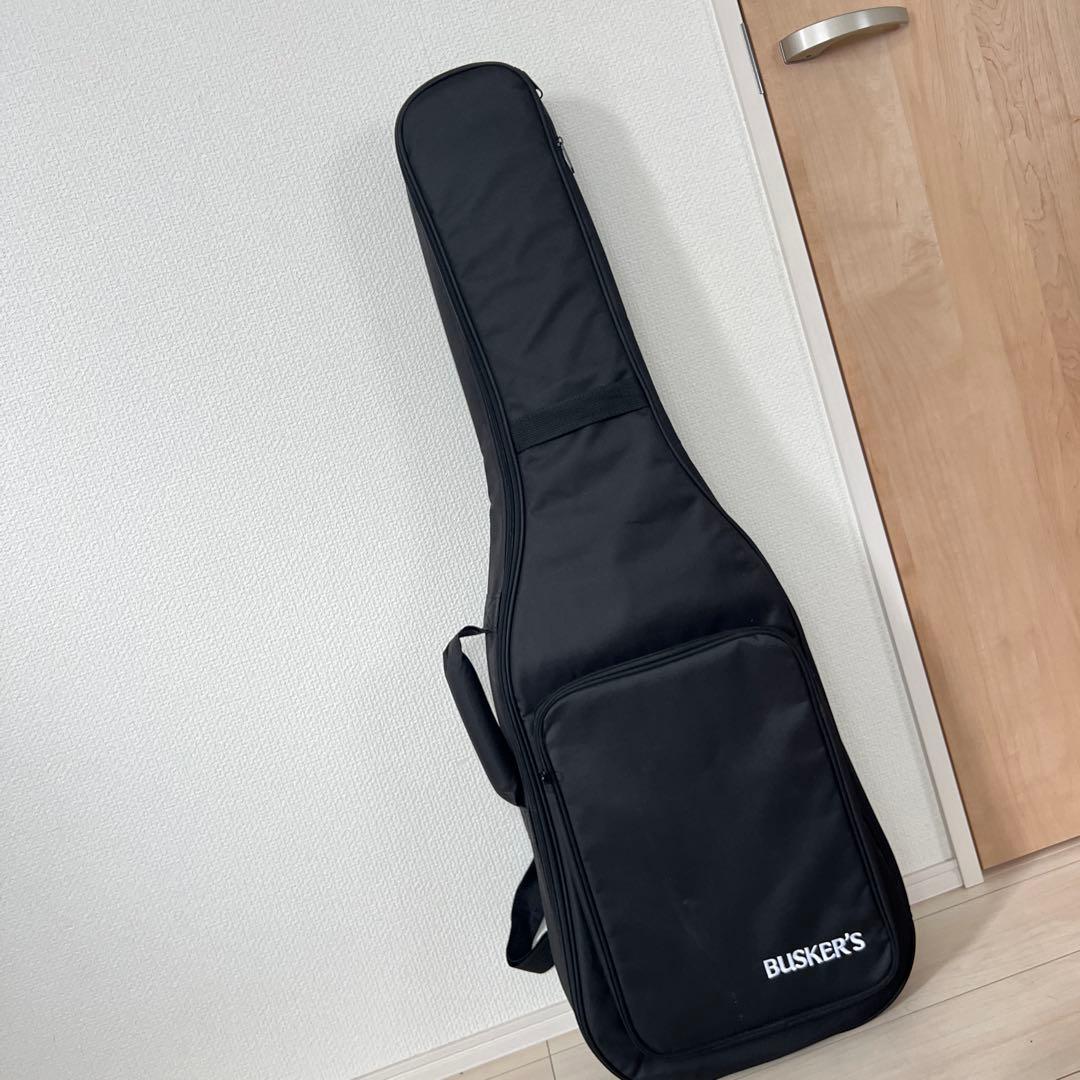 【極美品】BUSKER’S BST-Standard 白 エレキギター ケース付