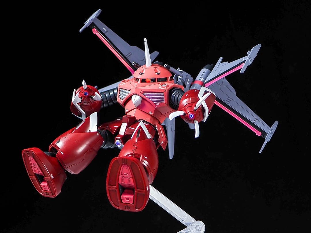 HG 1/144 ズゴック　全塗装　完成品　筋彫り　塗り分け追加　改修品