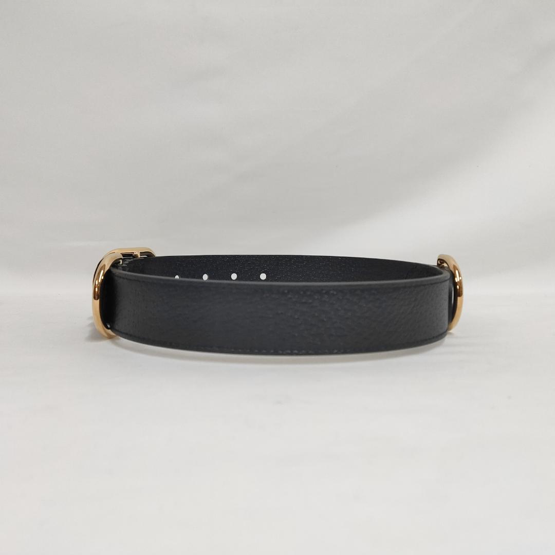 新品 未使用 グッチ インターロッキングG ペット カラーL中型犬～大型犬用首輪