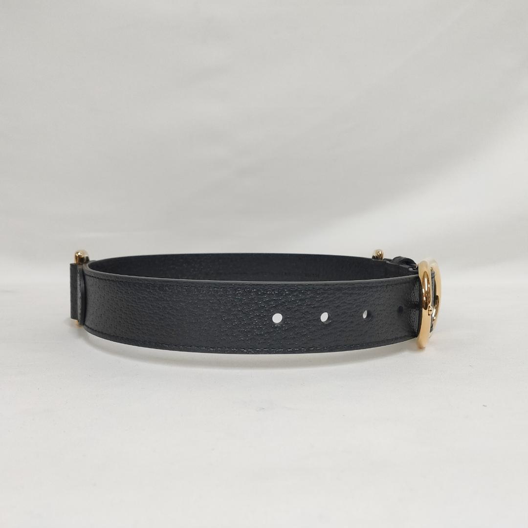 新品 未使用 グッチ インターロッキングG ペット カラーL中型犬～大型犬用首輪