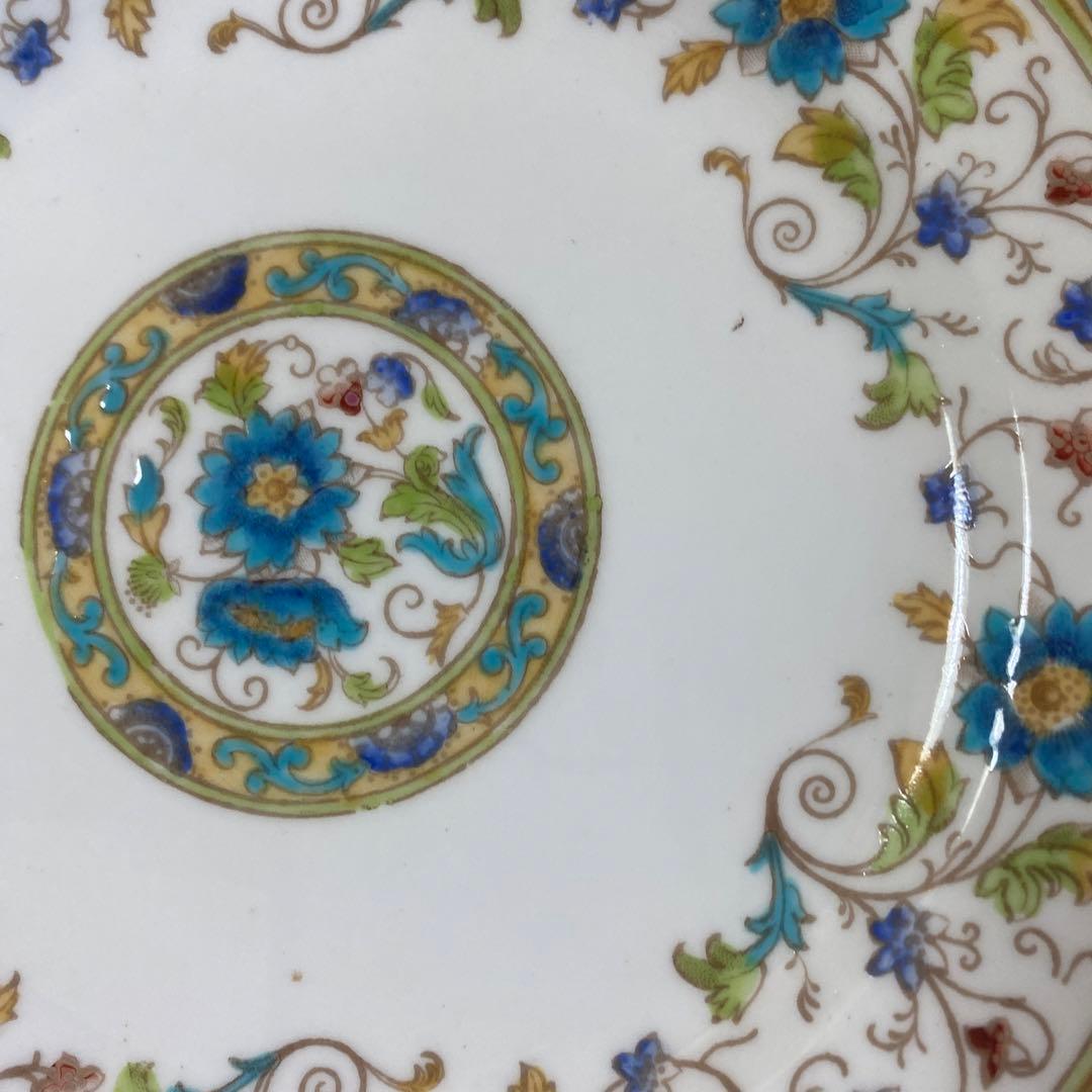 英国　ロイヤルチェルシー　テニスン　カップソーサー　シノワズリ