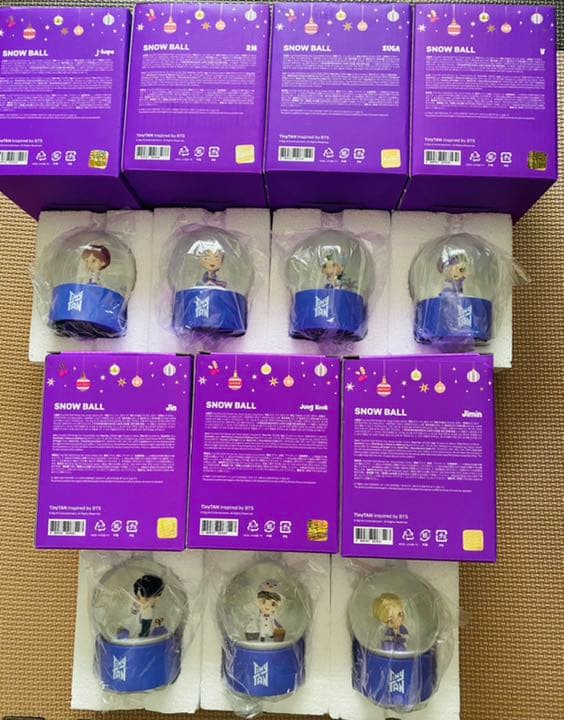 BTS　TinyTAN　スノーボール　POPUP公式 全員