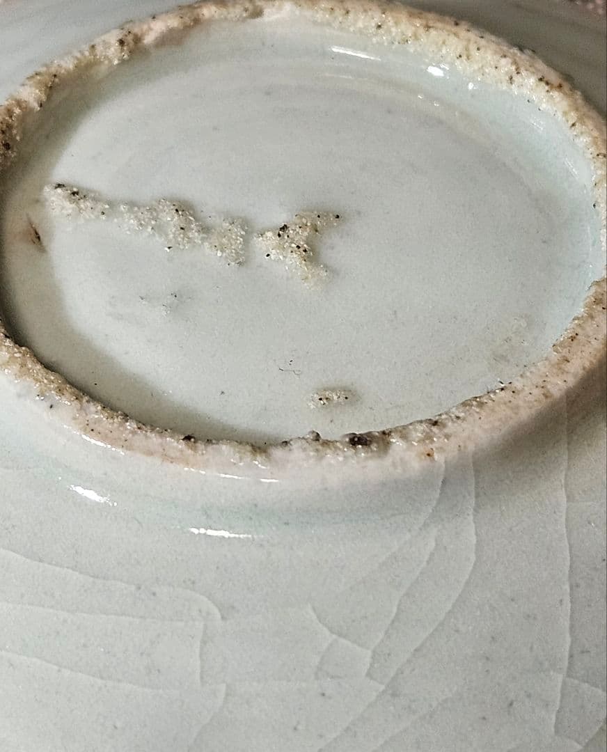 【名品古伊万里❗05】江戸時代初期　 初期伊万里　染付鶴図　12.8cm皿