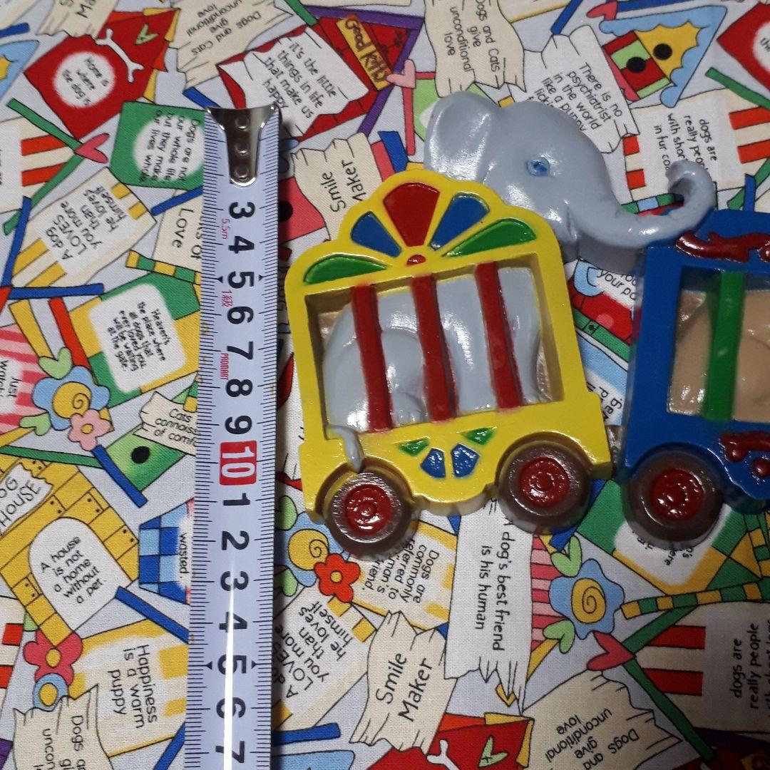 USA　ヴィンテージ　 バーウッド 　アニマルサーカストレイン 　ウォールデコ