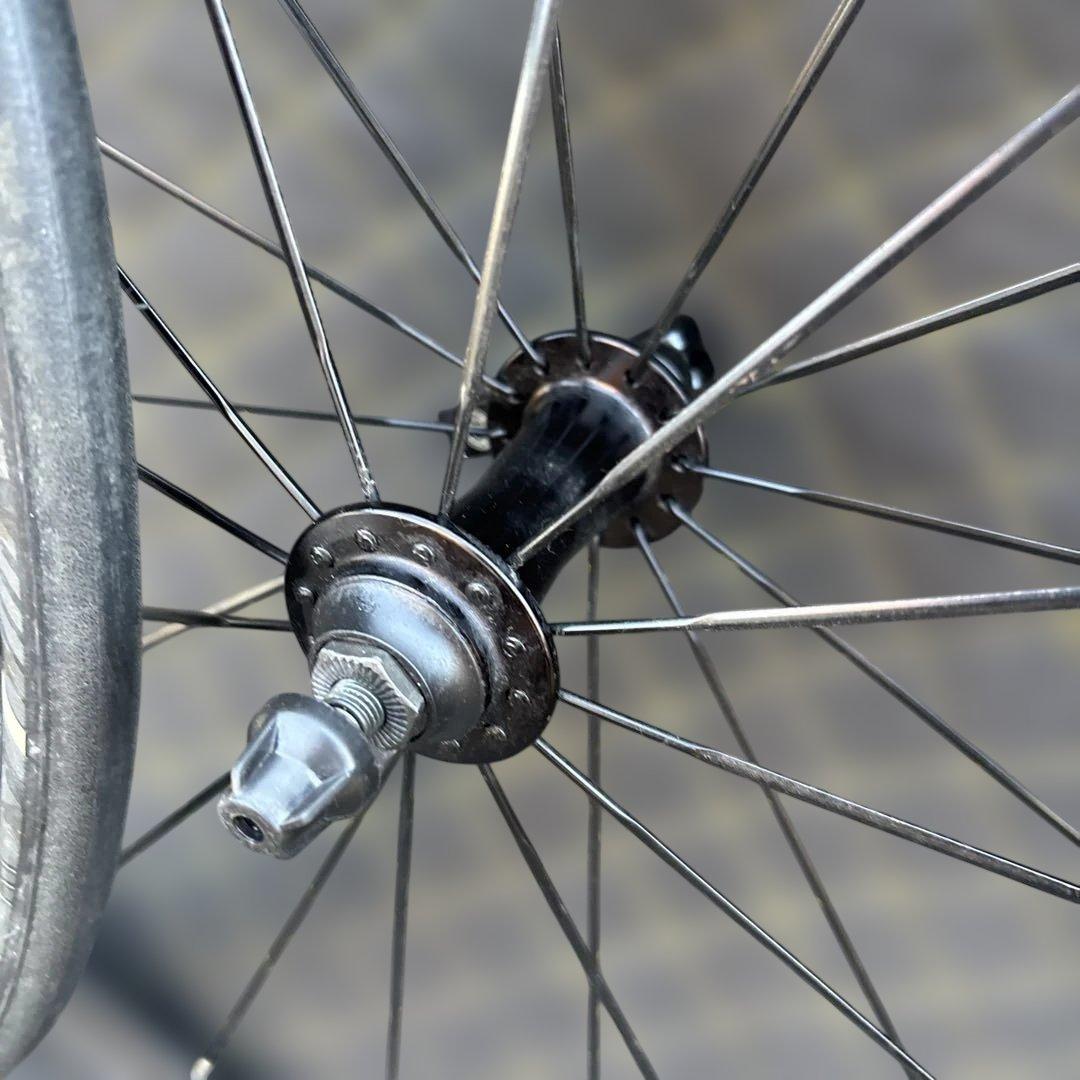 ボントレガー　700C 完組アルミホイール シマノ10速スプロケット付き