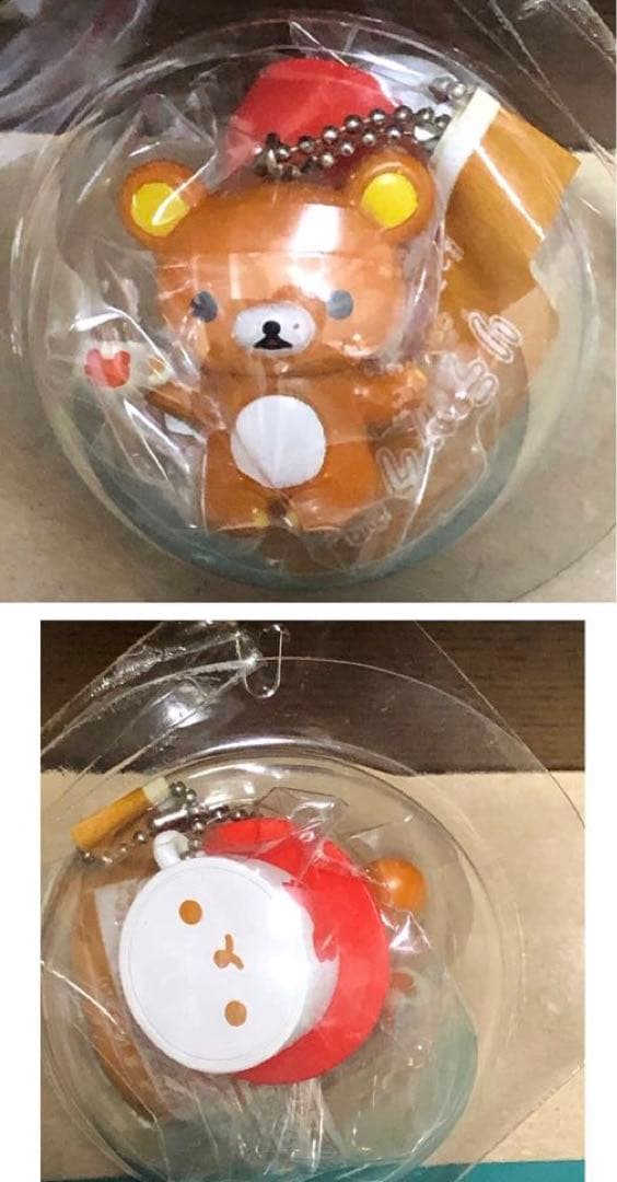 リラックマいちごコレクション　ほっこりcafeフィギュアキーチェーン