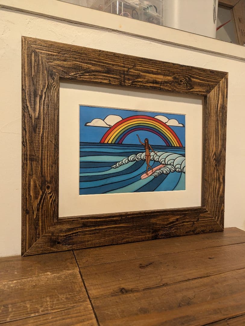 ROYCE様確認ページ　ヘザーＭ　額縁　フレーム　ヘザーブラウン