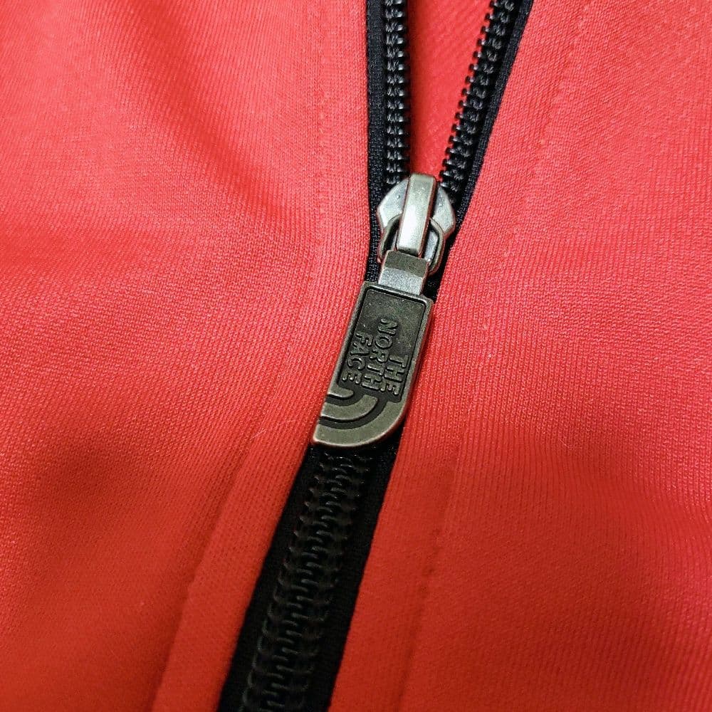 美品NORTH FACEノースフェイスジャージ上下セットアップ赤×黒M