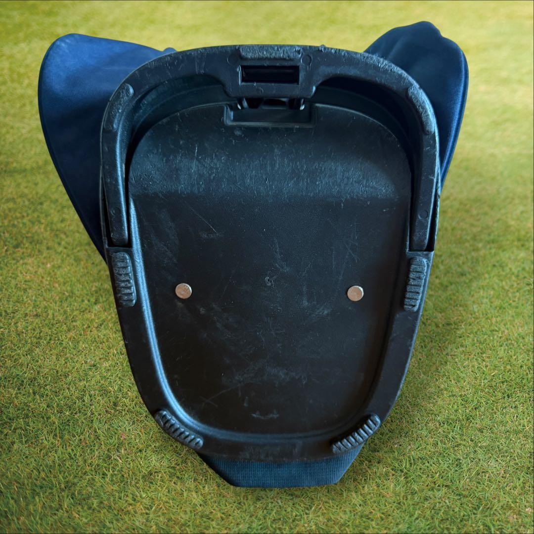 ゼロハリバートン　キャディバッグ　ショルダー式　スタンド式　軽量　紺　ネイビー