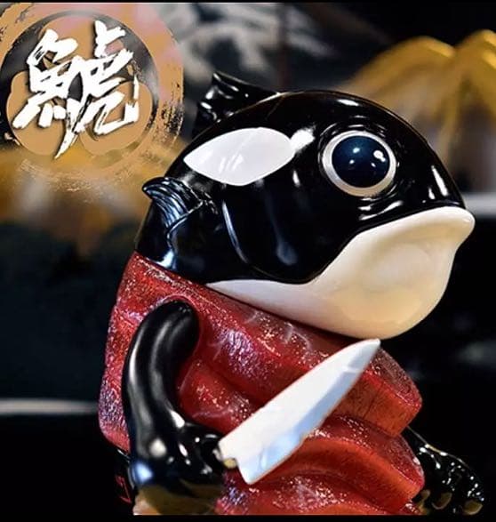 INSTINCTOY 豆もやし社長 マグロ先輩 1st 鯱 ソフビ シャチ