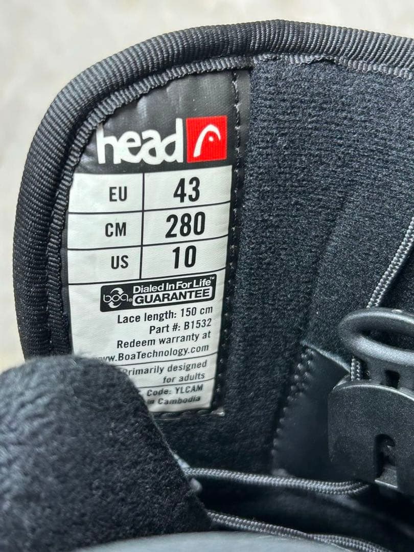 head スノーボードブーツ BOA 28cm ブラック