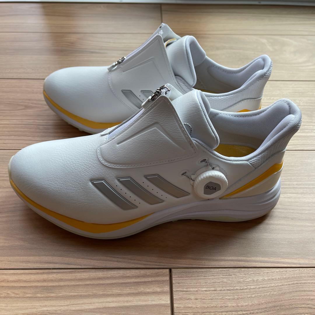adidasレディースソーラーモーションボア ゴルフシューズ 24.5cm 白