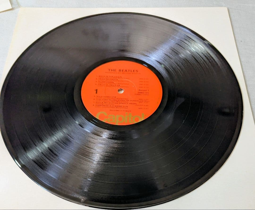 【豪華付属品完備】ビートルズ ホワイトアルバム US盤 LPレコード 2枚組