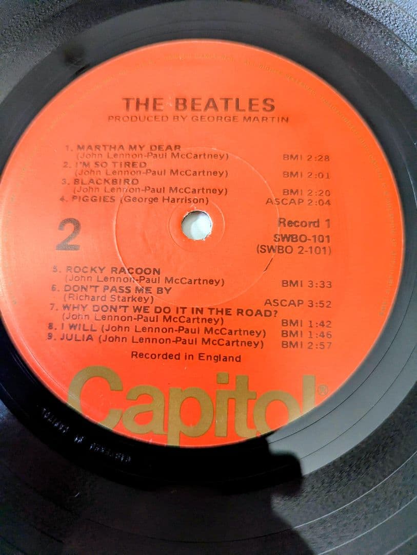 【豪華付属品完備】ビートルズ ホワイトアルバム US盤 LPレコード 2枚組