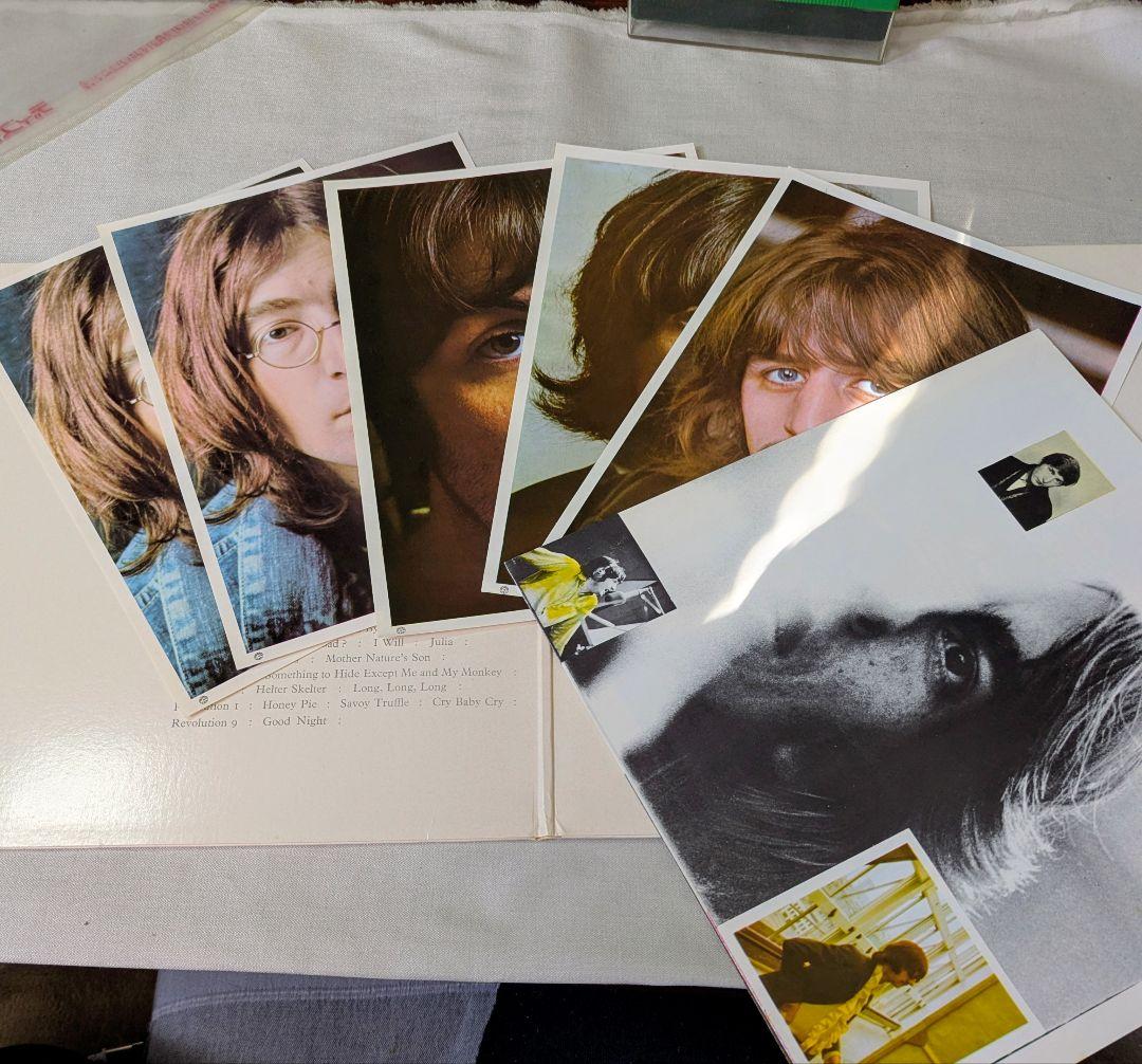 【豪華付属品完備】ビートルズ ホワイトアルバム US盤 LPレコード 2枚組