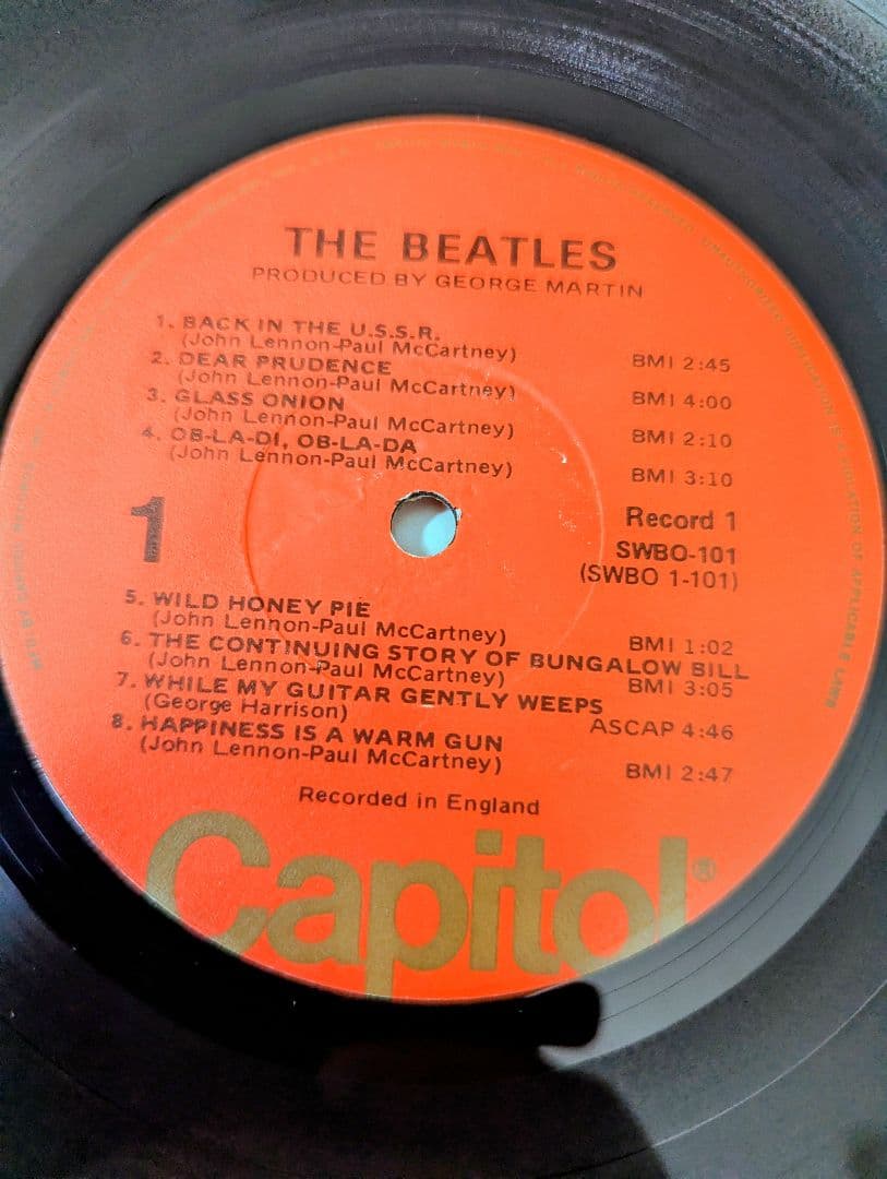 【豪華付属品完備】ビートルズ ホワイトアルバム US盤 LPレコード 2枚組