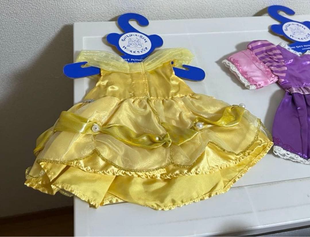 ラプンツェル、ベル、ジャスミンコスチューム　ビルドアベアシェリーメイ ダッフィー