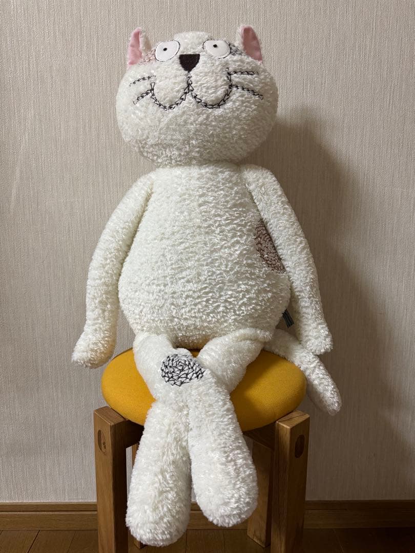 マンハッタナーズ MANHATTANER'S ＊くたくた猫 ぬいぐるみ Ｌサイズ