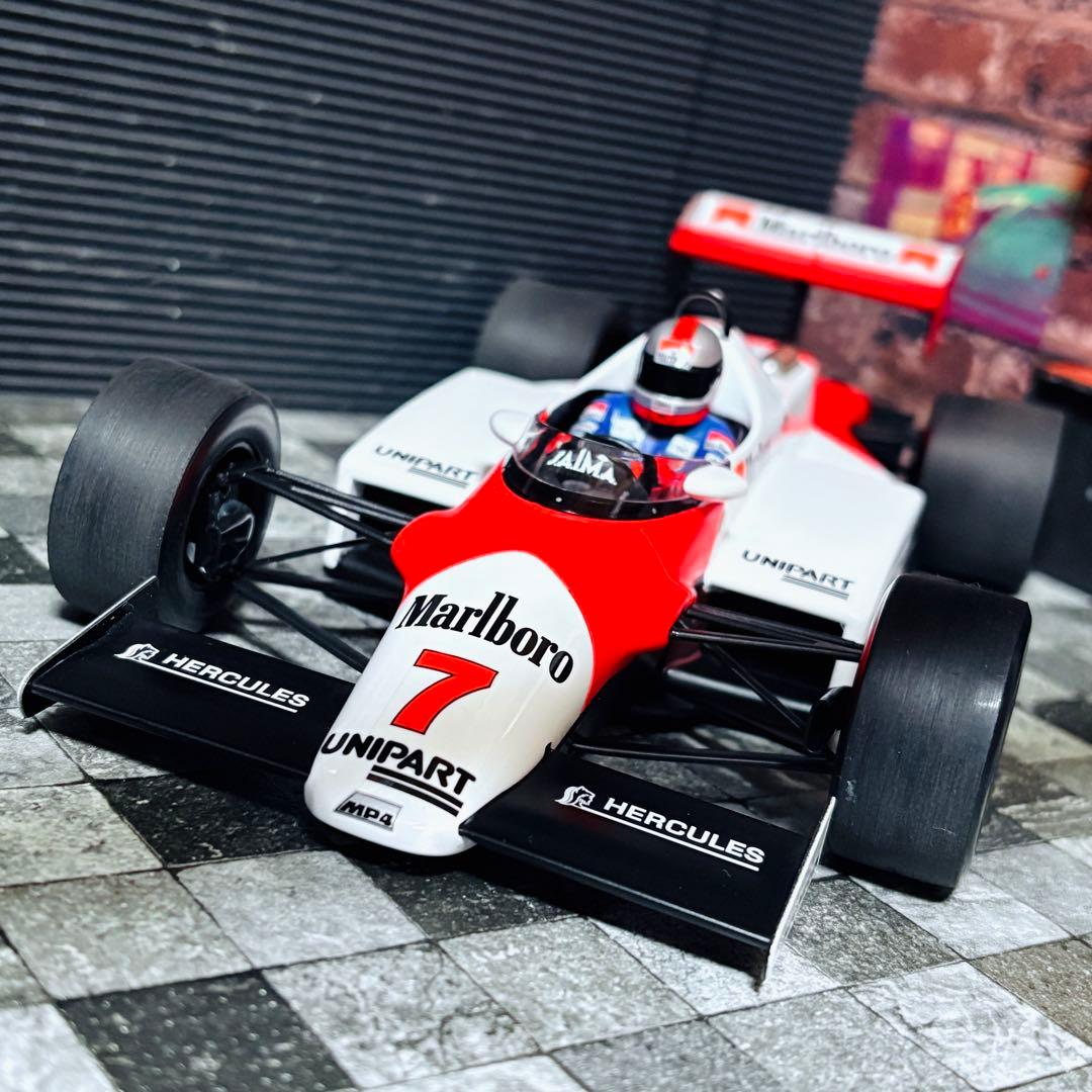 デカール加工品 1/18 PMA マクラーレン MP4/1C アメリカ西GP優勝