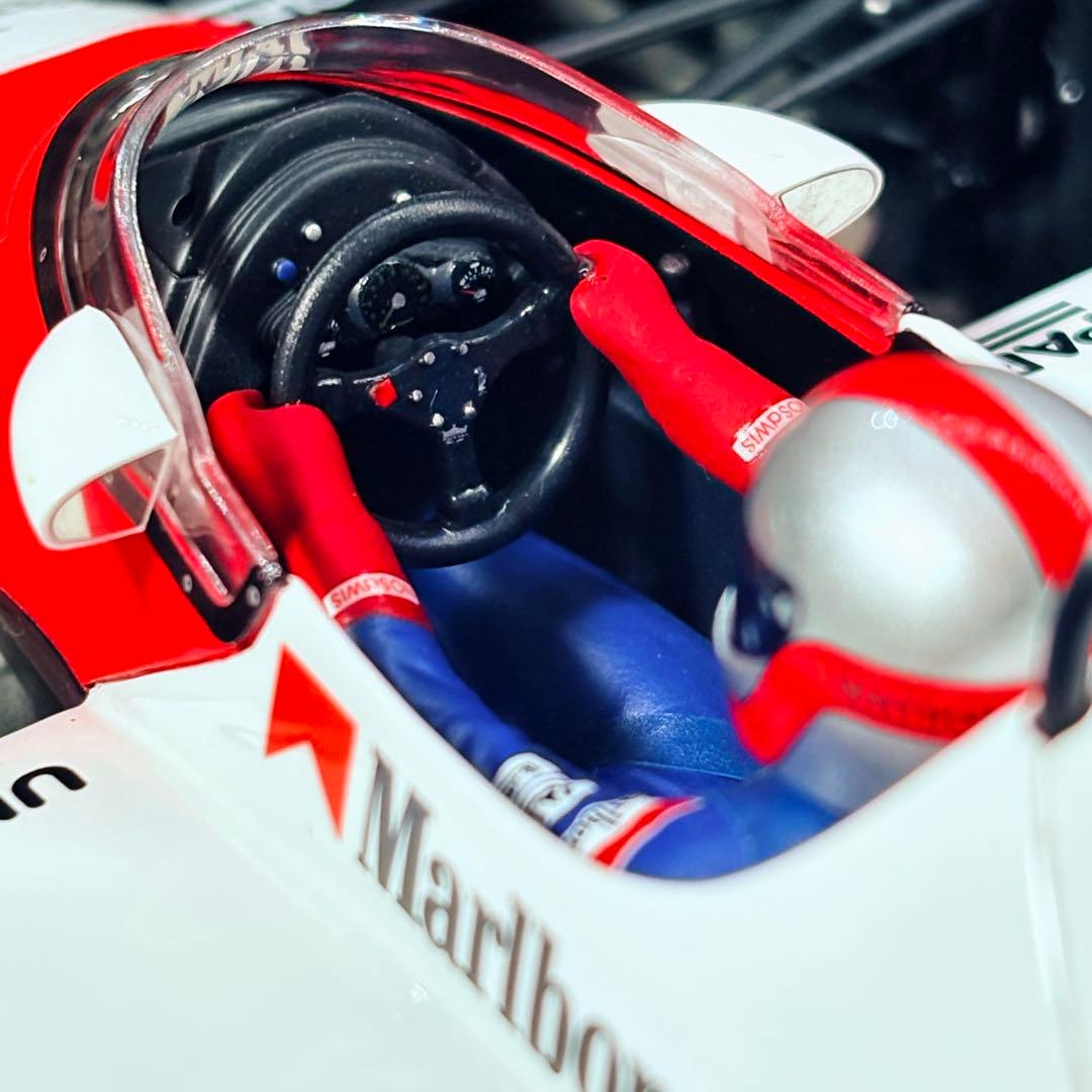 デカール加工品 1/18 PMA マクラーレン MP4/1C アメリカ西GP優勝