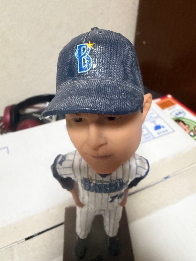 横浜DeNAベイスターズ　三浦大輔　ボブル　おまけ付き(ジャンク品中畑清ボブル)