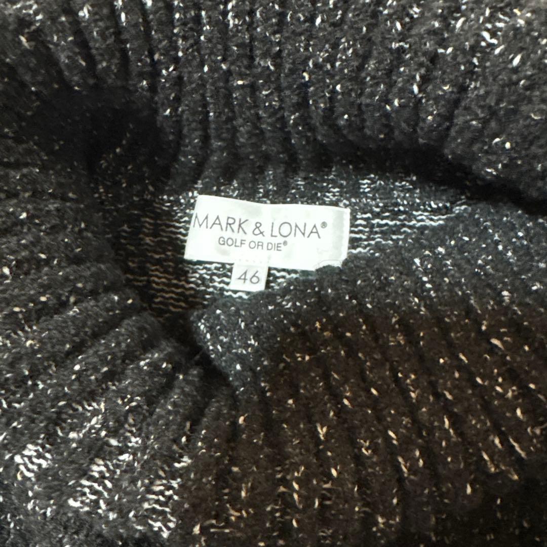 MARK&LONA タートルネックセーター ブラック