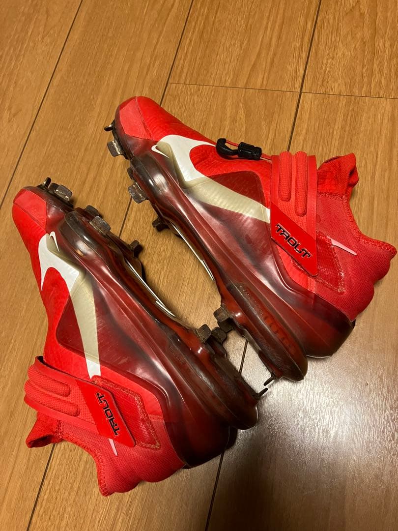 美品！レア！希少！ Nike ナイキ トラウト7 野球スパイク レッド 27cm