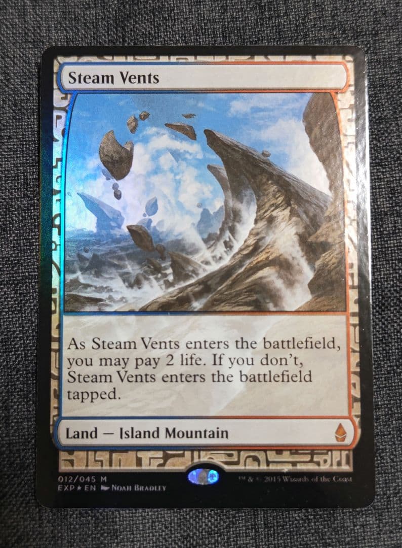 蒸気孔 英語版 foil エクスペディション mtg