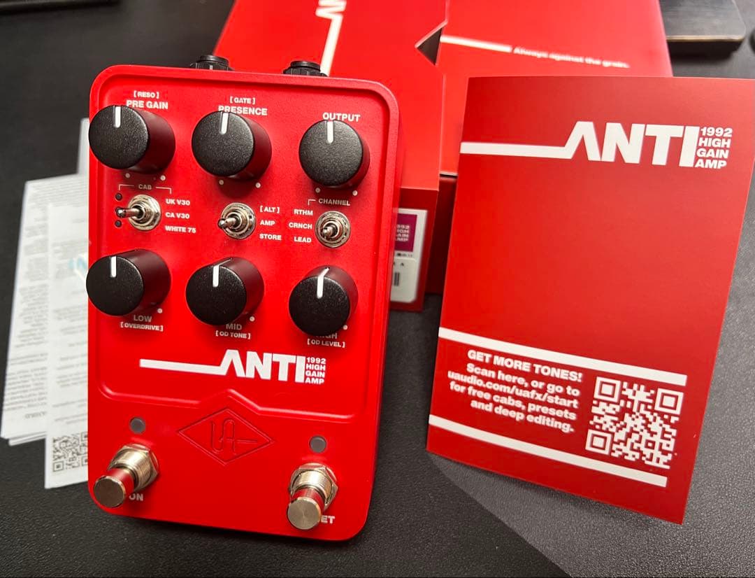 値下げ【アダプター付き】UAFX ANTI 1992 HIGH GAIN AMP