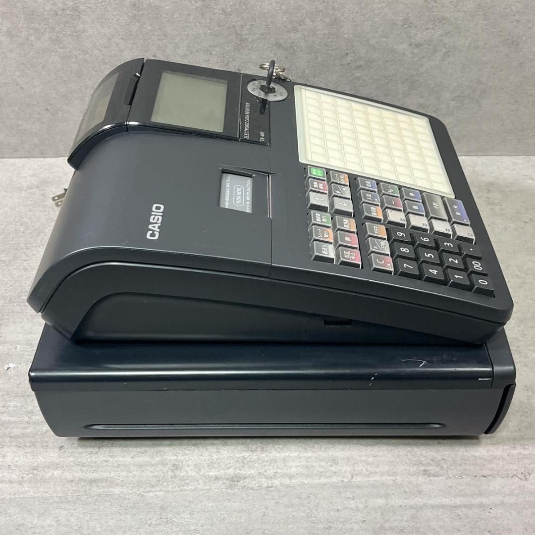カシオ CASIO レジスター 4部門 飲食店向け 小型 ドロア TK-400