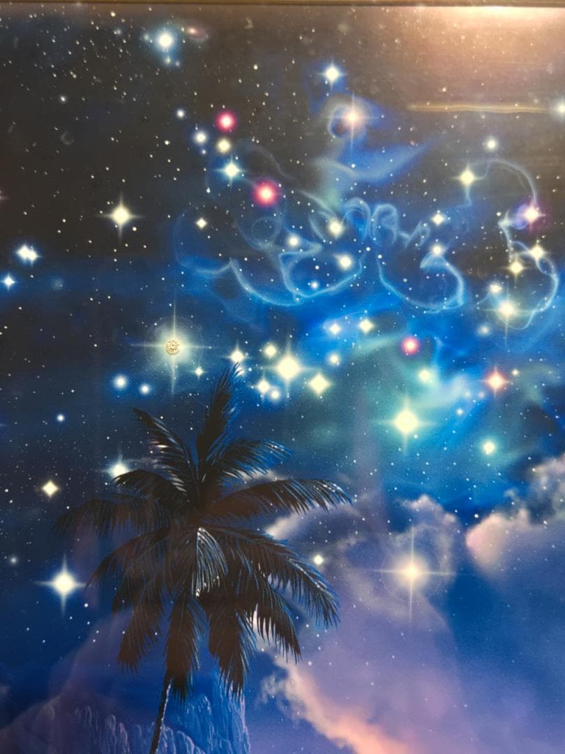 ラッセン　ダイヤ2個　ツーハーツアズワン(S)　直筆サイン　ミッキー　ディズニー